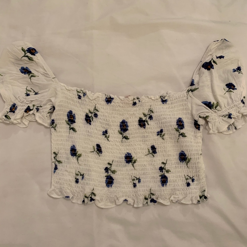 Pacsun floral crop top